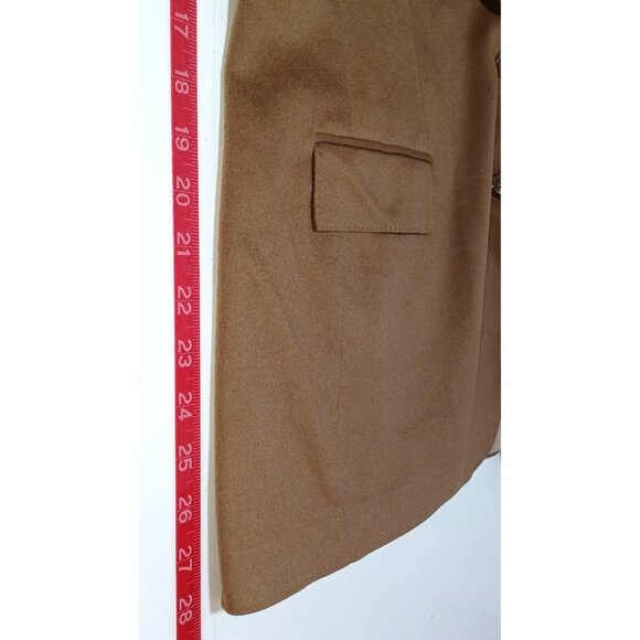 Pietrafesa Borgosesia Cashmere Blazer Womens 14 Camel/Tan Old Money Capsule - Picture 8 of 9